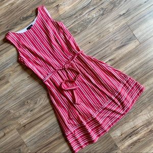 Lands’ End Tie Waist Sleeveless Dress - 6